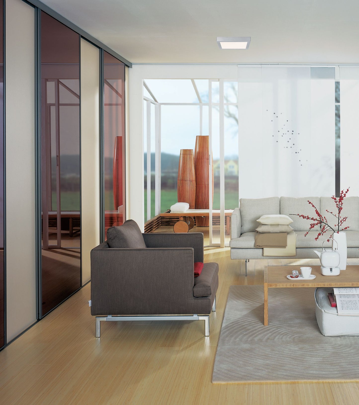 Paulmann WallCeiling Lunar LED-Panel 300x300mm 17W 230V Chrom matt Alu