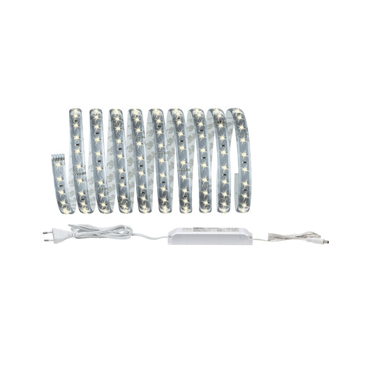 Paulmann Function MaxLED 500 Basisset 3m Warmweiß 20W 230/24V 36VA Silber Kst