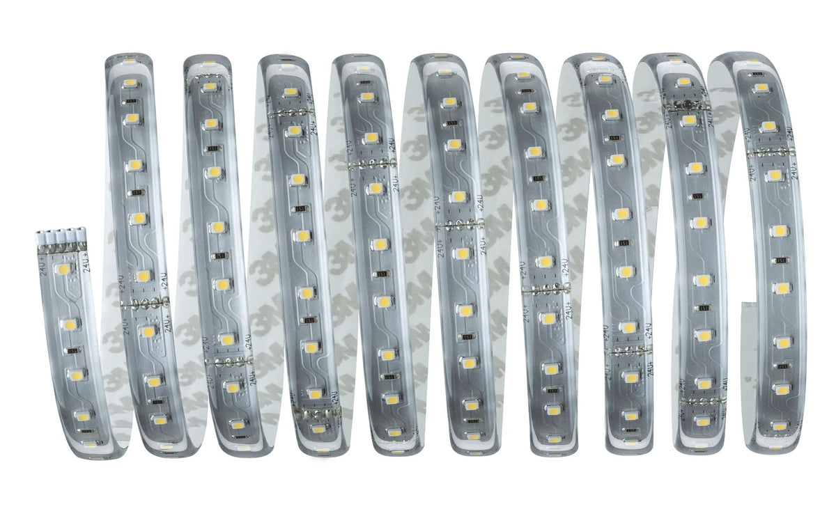 Paulmann Function MaxLED 500 Basisset 3m Warmweiß 20W 230/24V 36VA Silber Kst
