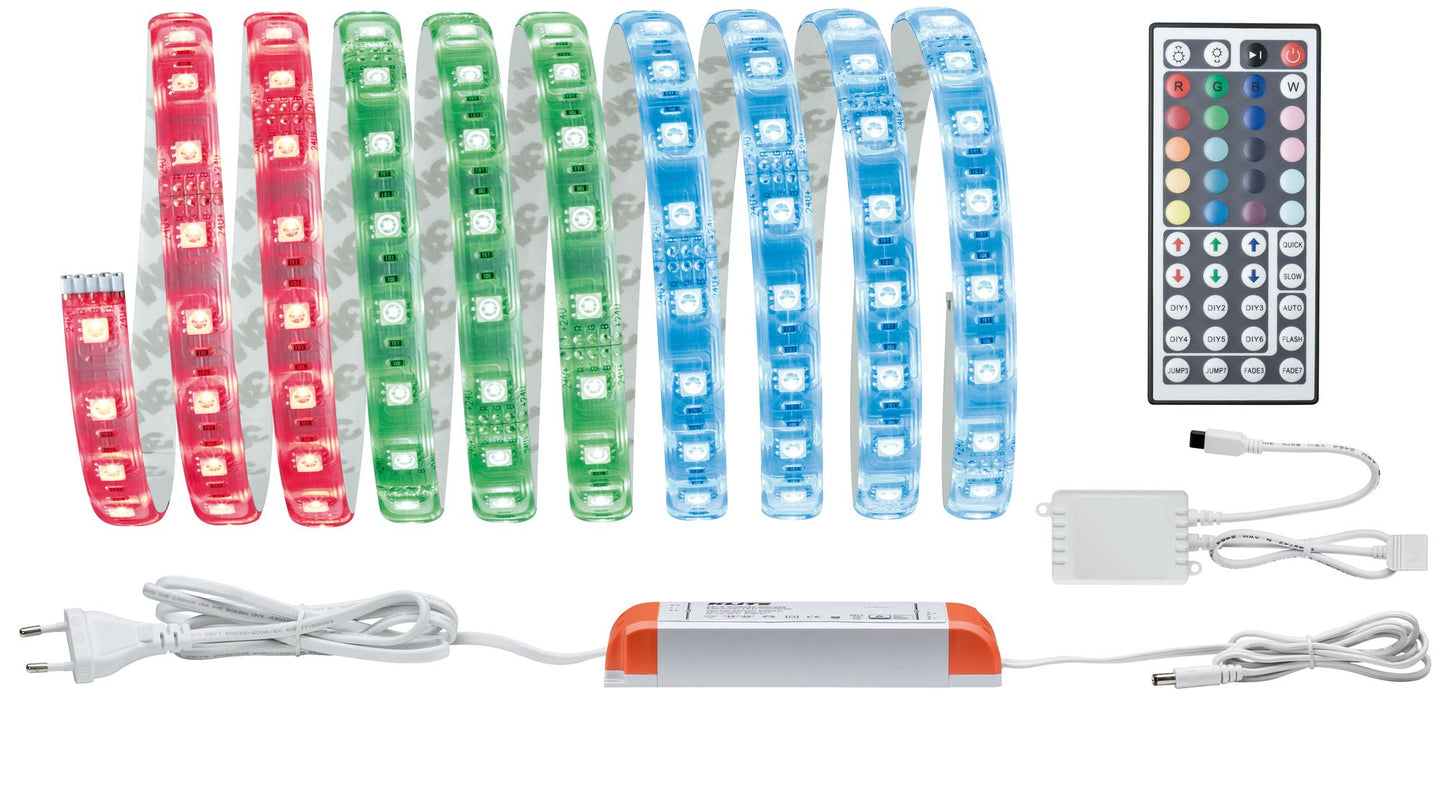 Paulmann Function MaxLED RGB Basisset 3m 40W 230/24V 60VA Silber Kst
