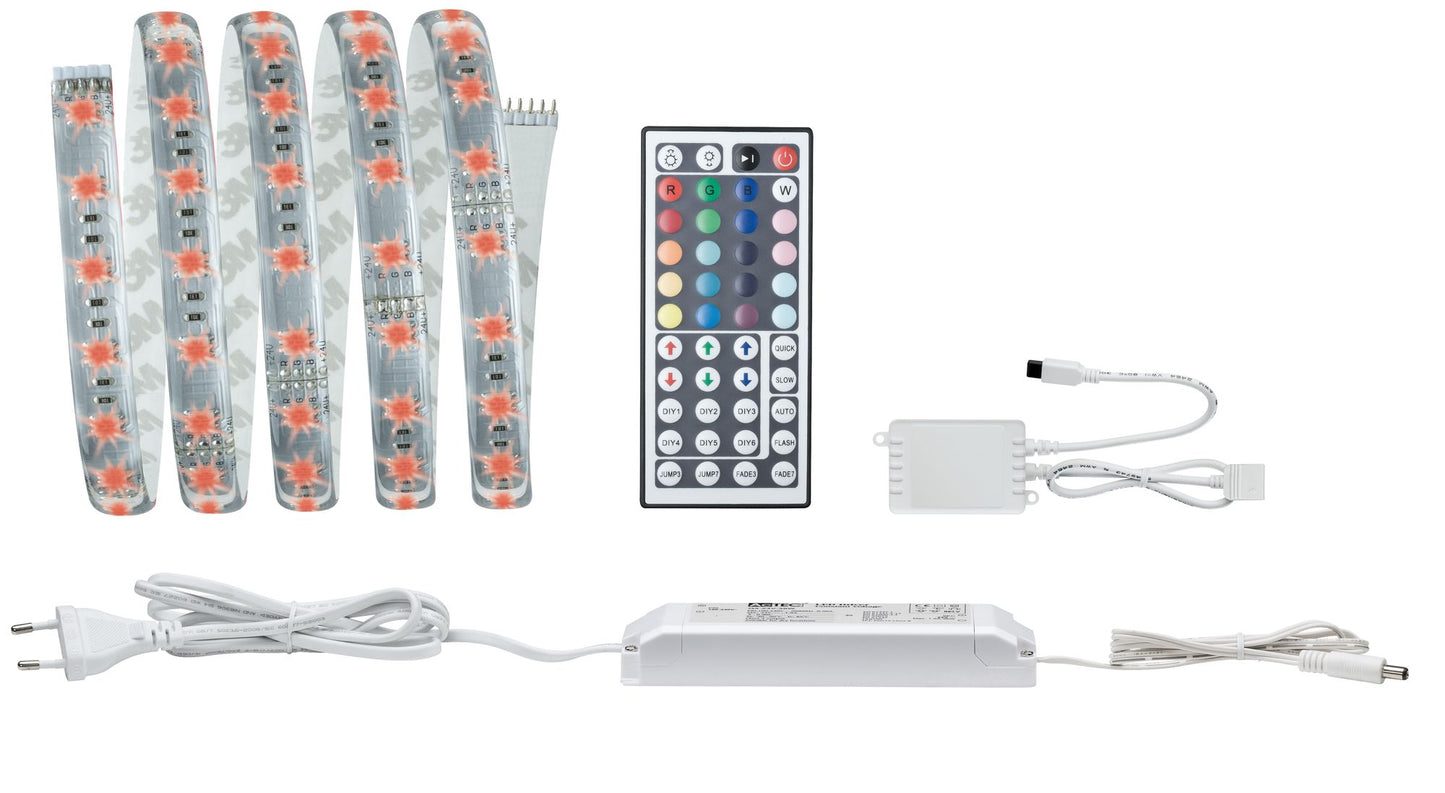 Paulmann Function MaxLED RGB Basisset 1,5m 20W 230/24V 36VA Silber Kst