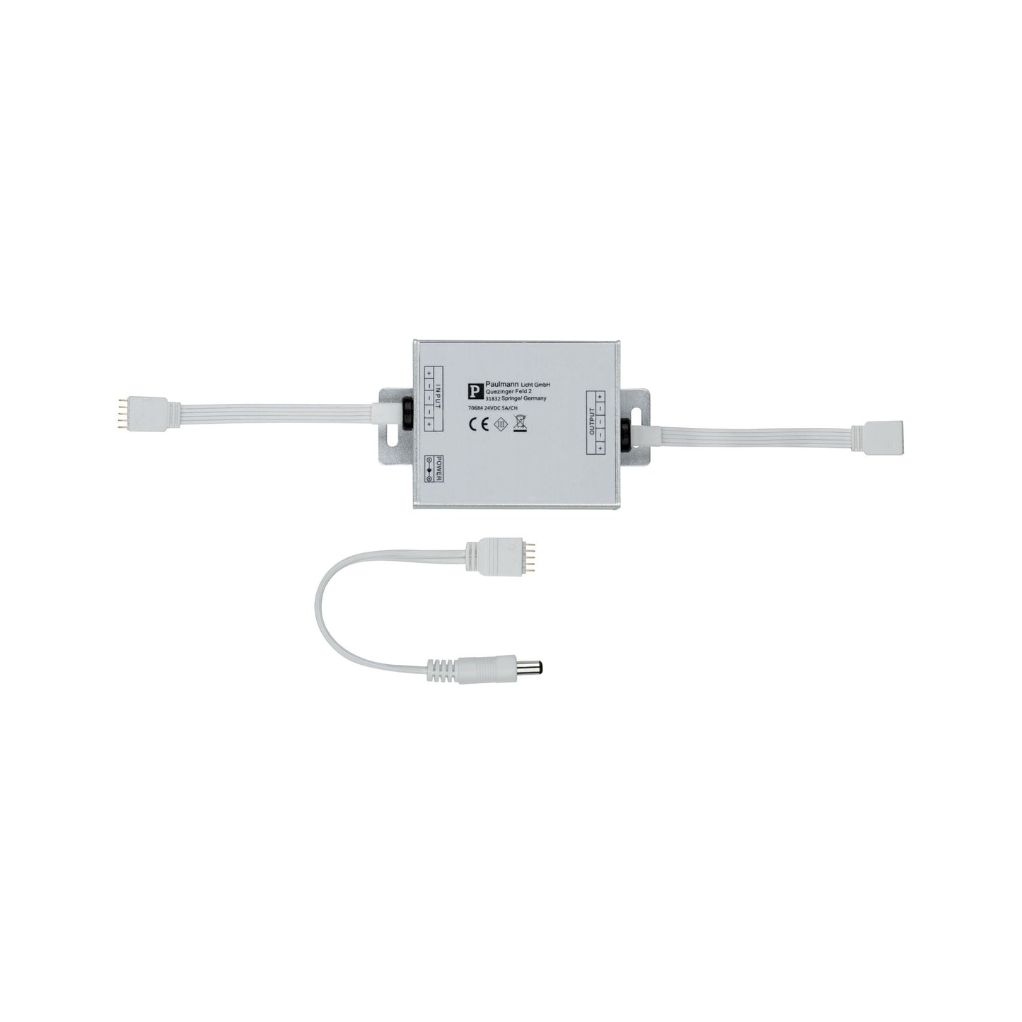 Paulmann Function MaxLED Dimm/Switch Verstärker max. 144W 24V DC Alu matt Metall