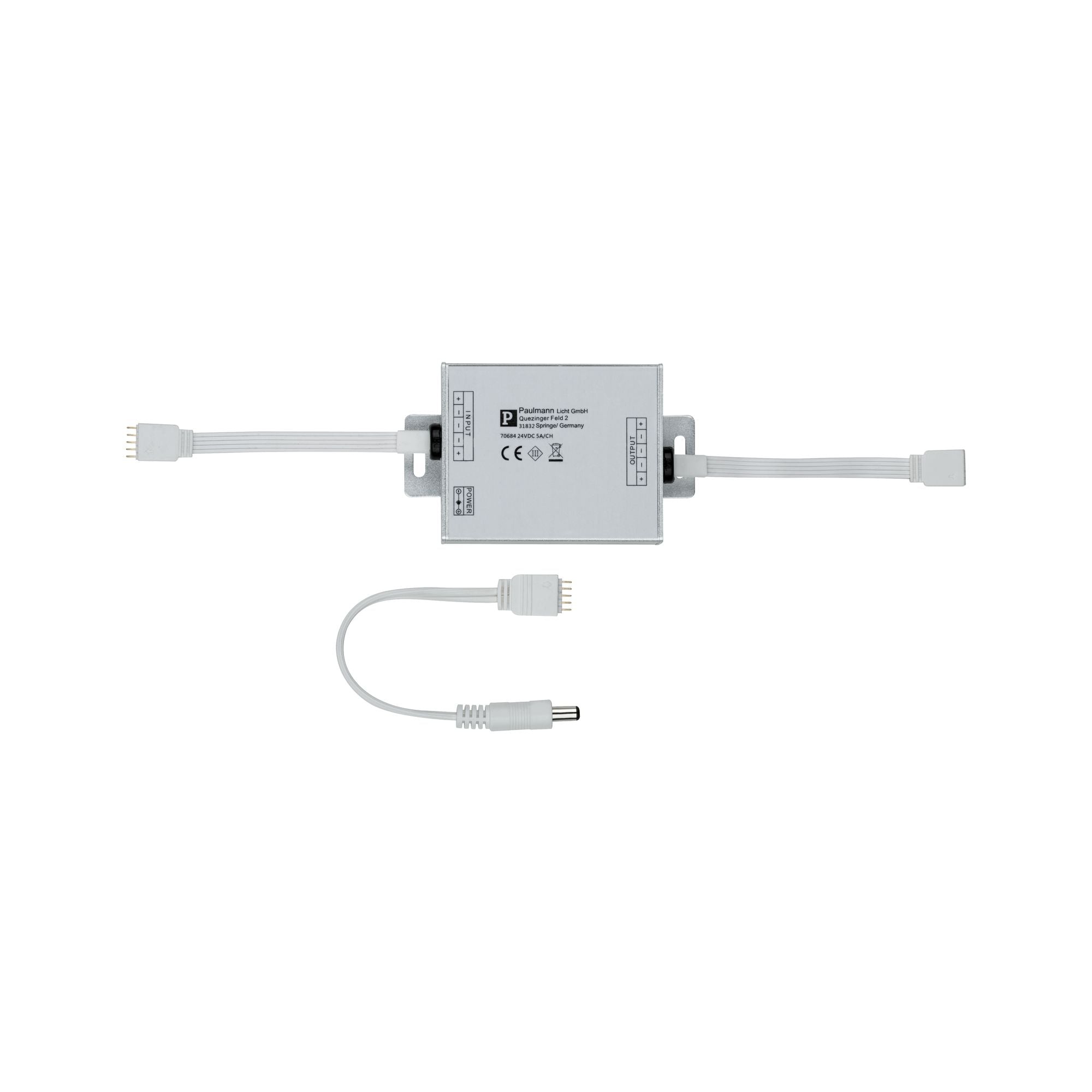 Paulmann Function MaxLED Dimm/Switch Verstärker max. 144W 24V DC Alu matt Metall