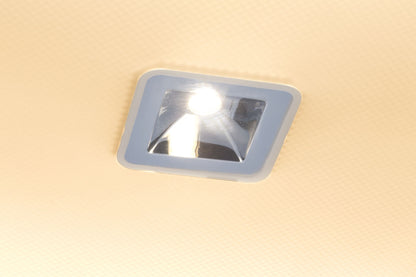Paulmann WallCeiling Beam LED-Panel IP44 300x300mm 13,5W+2W 230V Chrom/Kunststoff