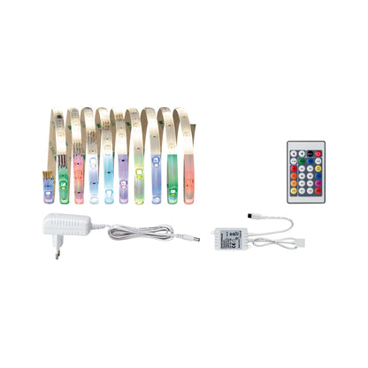 Paulmann Function Digital LED Strip Set 3m RGB+W 11,8W 230/12V 24VA Weiß Kunststoff