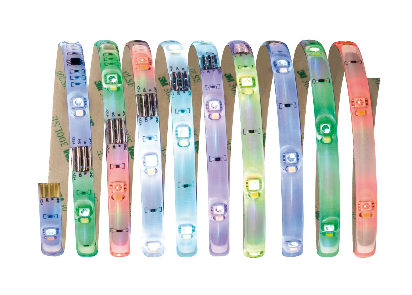 Paulmann Function Digital LED Strip Set 3m RGB+W 11,8W 230/12V 24VA Weiß Kunststoff