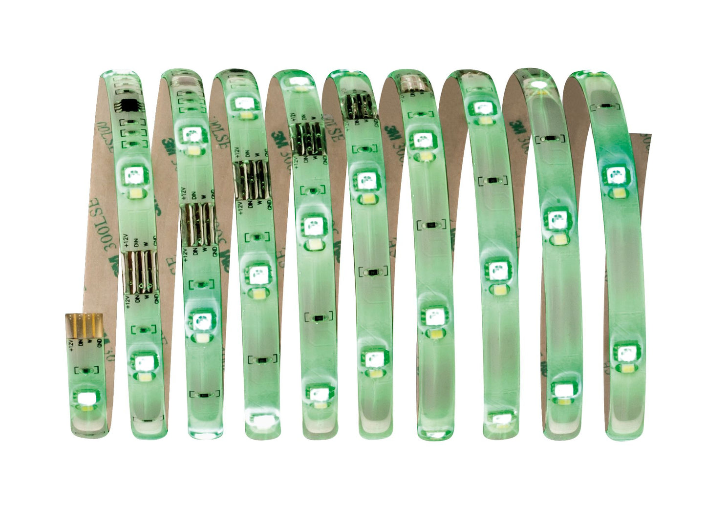 Paulmann Function Digital LED Strip Set 3m RGB+W 11,8W 230/12V 24VA Weiß Kunststoff