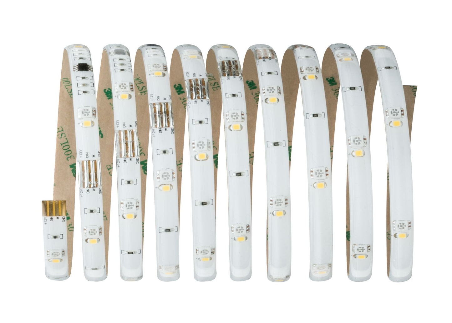 Paulmann Function Digital LED Strip Set 3m RGB+W 11,8W 230/12V 24VA Weiß Kunststoff