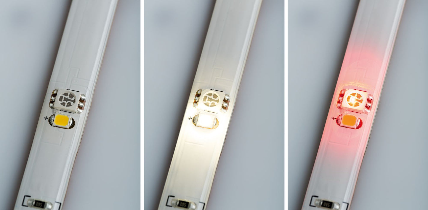 Paulmann Function Digital LED Strip Set 3m RGB+W 11,8W 230/12V 24VA Weiß Kunststoff