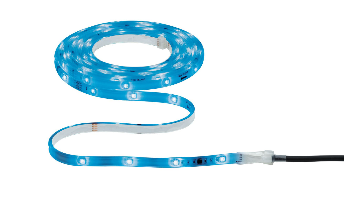 Paulmann Function WaterLED Digital-Strip Set 4,8m IP64/IP67 9,8W 230/12V ws Kst
