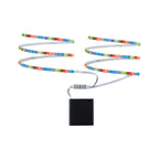 Paulmann Function Mobil Strip 2x80cm RGB 1,2W 9V 6LR61 Weiß Metall/Kunststoff