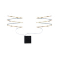 Paulmann Function Mobil Strip 2x80cm Warmweiß 1,2W 9V 6LR61 Weiß Metall/Kunststoff