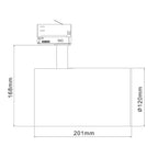 DEKO-LIGHT 707028 LED 3-Ph.Strahler sw-matt ww. 40W 707028