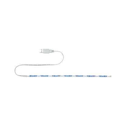 Paulmann Function USB-Strip 30cm Blau/Weiß 1,5W 5V Weiß Metall/Kunststoff