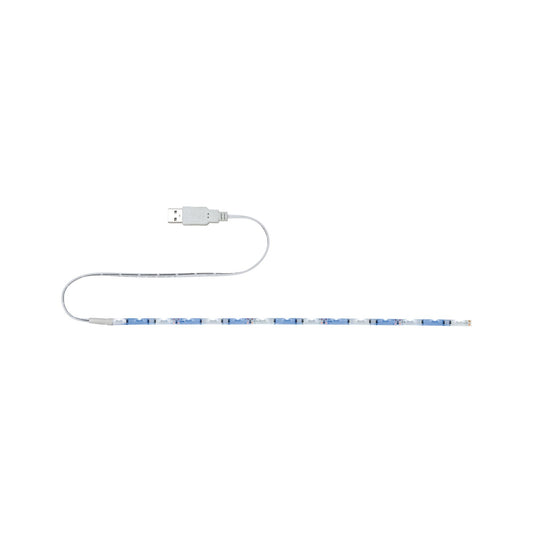 Paulmann Function USB-Strip 30cm Blau/Weiß 1,5W 5V Weiß Metall/Kunststoff