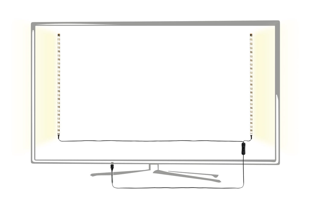 Paulmann Function USB-Strip 2x50cm Warmweiß 2W 5V Schwarz Metall/Kunststoff
