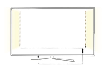 Paulmann Function USB-Strip 2x50cm Warmweiß 2W 5V Schwarz Metall/Kunststoff