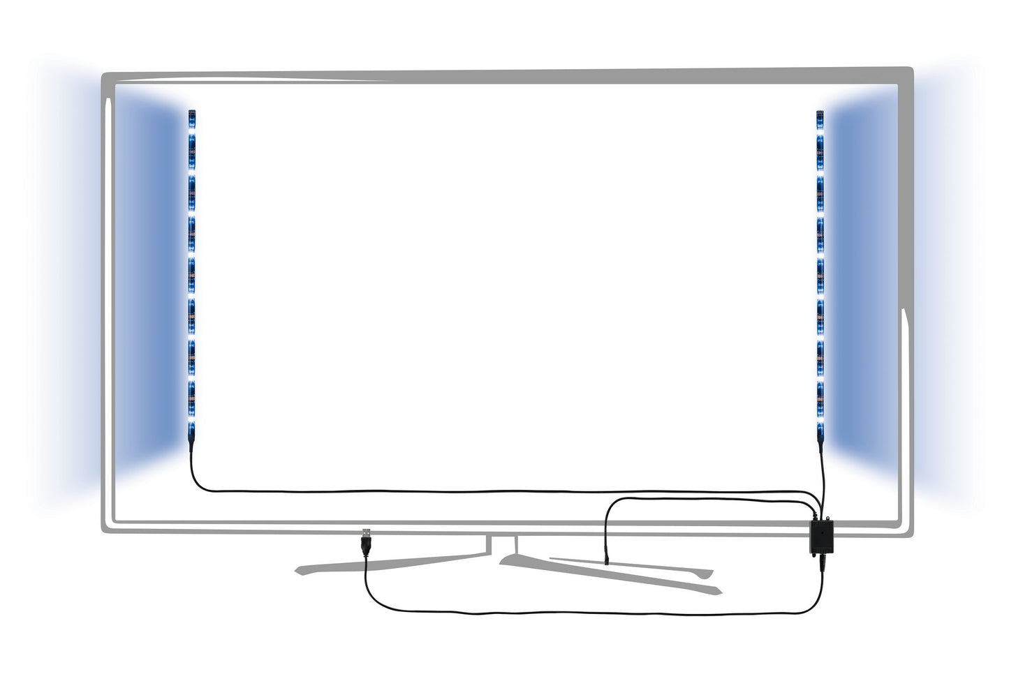 Paulmann Function USB-Strip 2x50cm RGB 2,5W 5V Schwarz Metall/Kunststoff