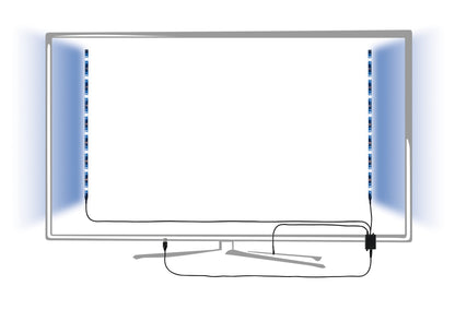 Paulmann Function USB-Strip 2x50cm RGB 2,5W 5V Schwarz Metall/Kunststoff