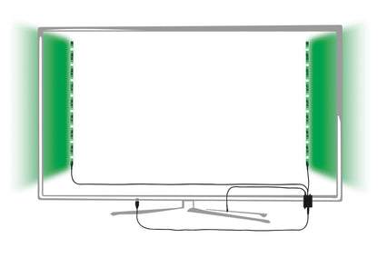 Paulmann Function USB-Strip 2x50cm RGB 2,5W 5V Schwarz Metall/Kunststoff