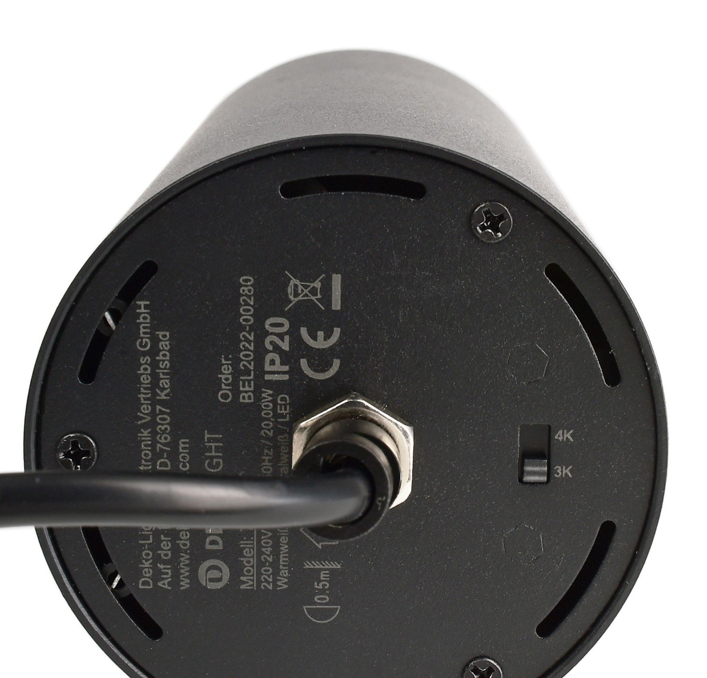 Deko-Light Lucea 15 CCT, 15 W, DIM, 3000/4000 K, Schwarz