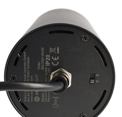 Deko-Light Lucea 15 CCT, 15 W, DIM, 3000/4000 K, Schwarz