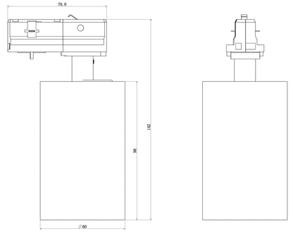 Deko-Light Can, 1x max. 7,5 W, GU10, Weiß