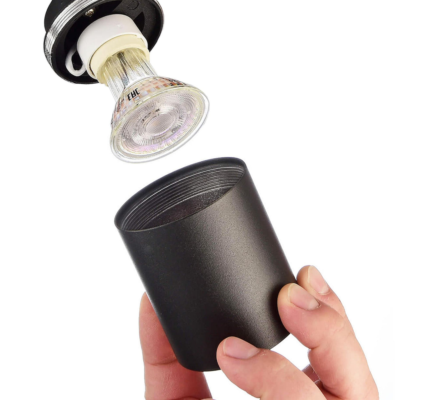 Deko-Light Can, 1x max. 7,5 W, GU10, Schwarz