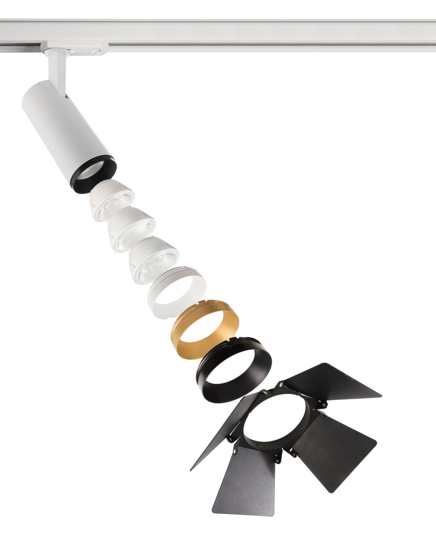 Deko-Light Lucea 6 Tilt, 6 W, DIM, 2700 K, Schwarz