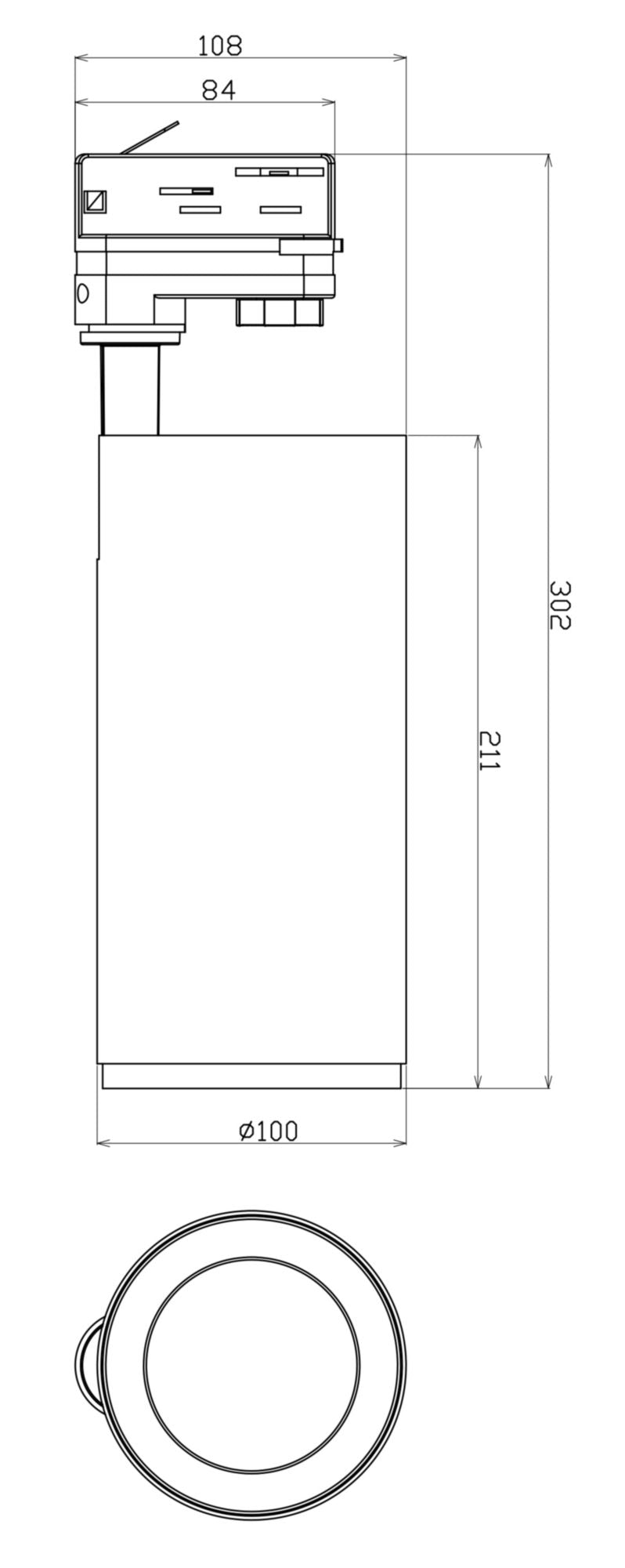Deko-Light Lucea 30 CCT, Tilt, 30 W, DIM, 3000/4000 K, Schwarz