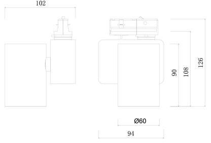 Deko-Light Nihal Mini, 10,9 W, DIM, 2700 K, Weiß