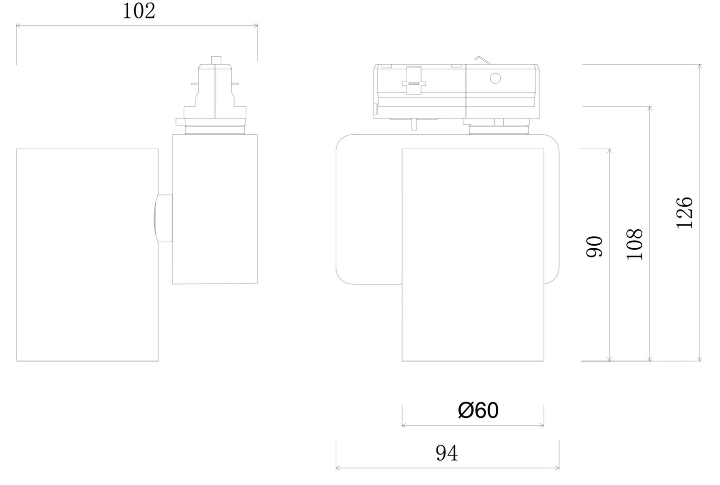 Deko-Light Nihal Mini, 10,9 W, DIM, 2700 K, Schwarz