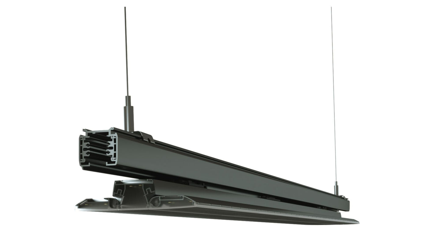 Deko-Light Linear Pro, Fold, 20 W, 4000 K, Schwarz