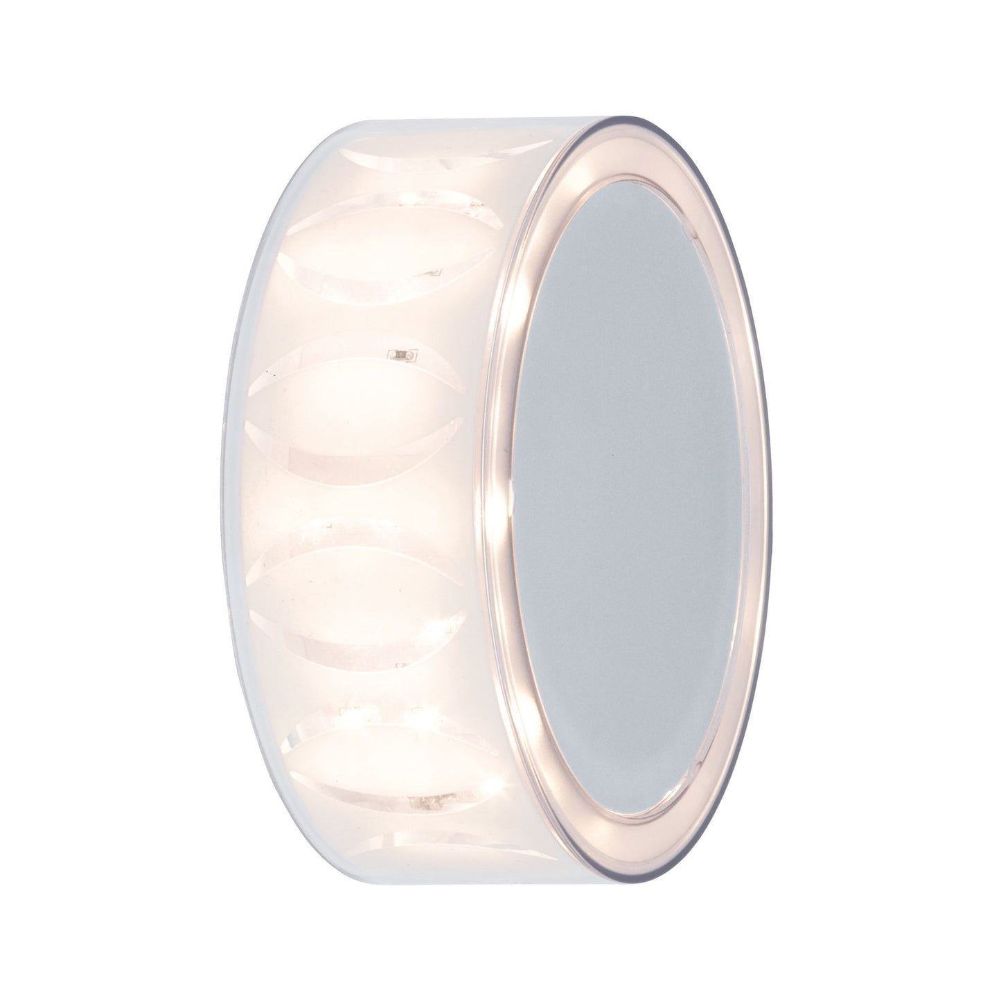 Paulmann WallCeiling DecoBeam 3,5W LED 150mm Ws matt/Chrom m/Transp 230V Metall/Acry