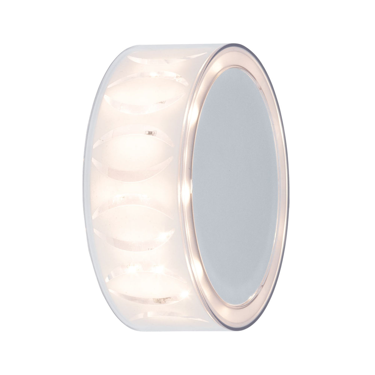 Paulmann WallCeiling DecoBeam 3,5W LED 150mm Ws matt/Chrom m/Transp 230V Metall/Acry