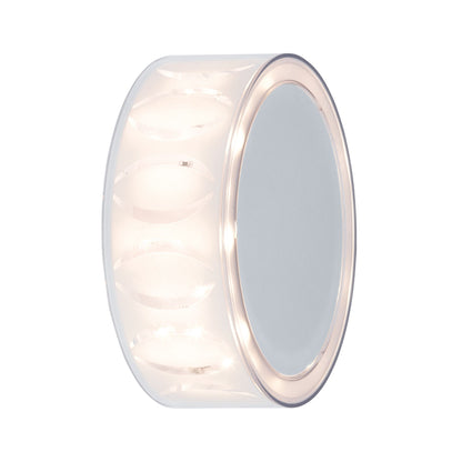 Paulmann WallCeiling DecoBeam 3,5W LED 150mm Ws matt/Chrom m/Transp 230V Metall/Acry