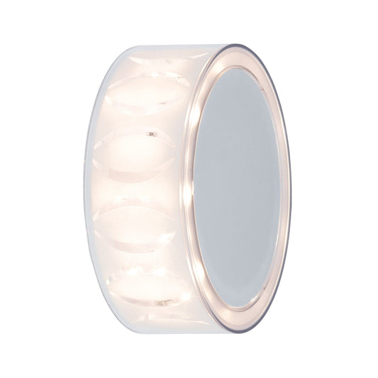 Paulmann WallCeiling DecoBeam 3,5W LED 150mm Ws matt/Chrom m/Transp 230V Metall/Acry
