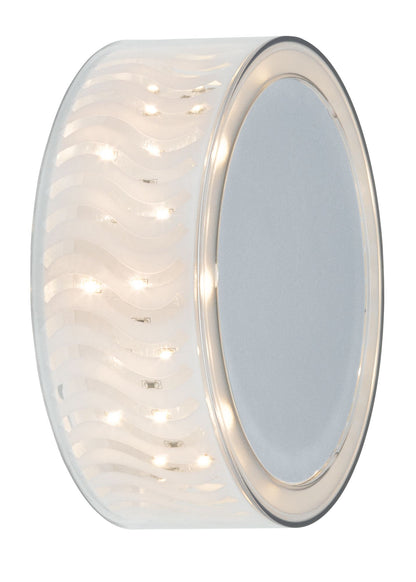 Paulmann WallCeiling DecoBeam 3,5W LED 150mm Ws matt/Chrom m/Transp 230V Metall/Acry