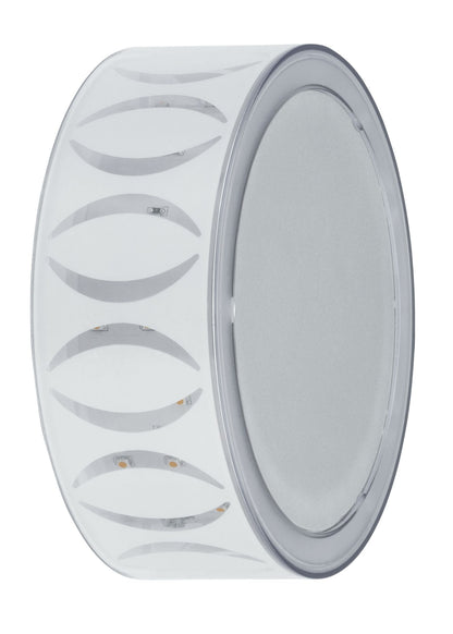 Paulmann WallCeiling DecoBeam 3,5W LED 150mm Ws matt/Chrom m/Transp 230V Metall/Acry