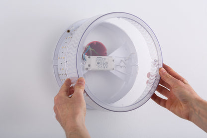 Paulmann WallCeiling DecoBeam 3,5W LED 150mm Ws matt/Chrom m/Transp 230V Metall/Acry
