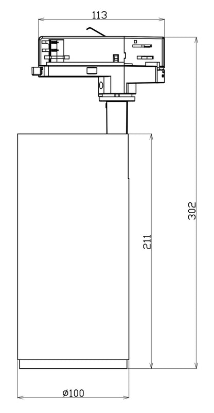 Deko-Light Lucea 30 CCT Tilt, 33 W, DALI, 3000/4000 K, Weiß