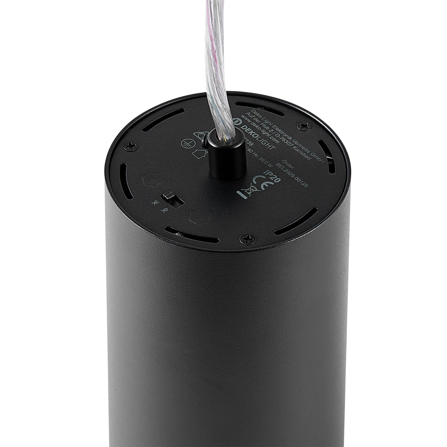 Deko-Light Lucea 20 CCT, 20 W, DALI, 3000/4000 K, Schwarz
