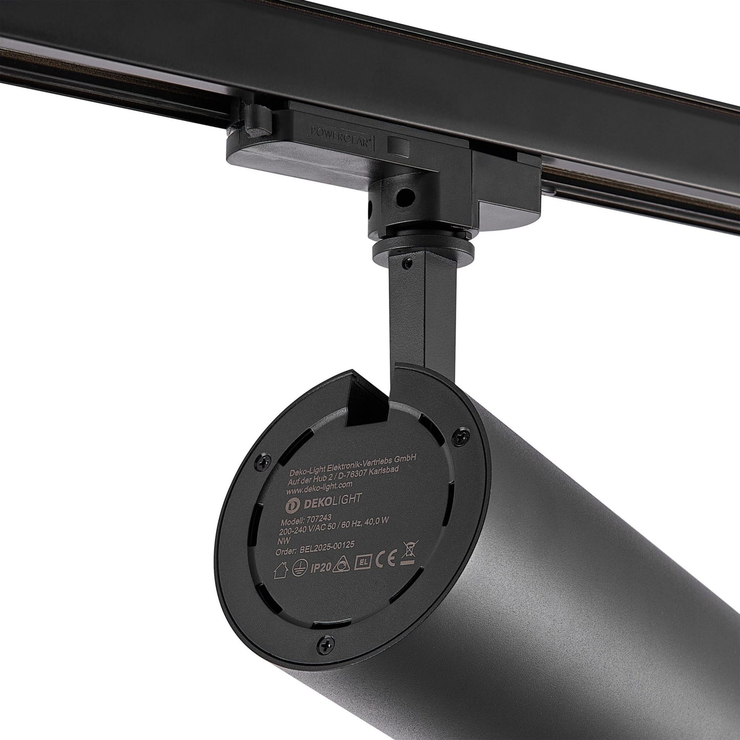 Deko-Light Lucea 40 Tilt, 40 W, DALI, 4000 K, Schwarz