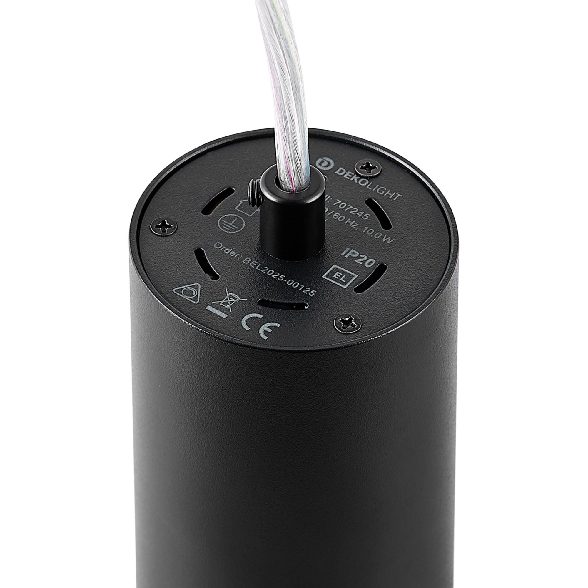 Deko-Light Lucea 10, 10 W, DALI, 2700 K, Schwarz
