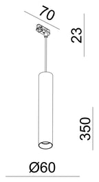 Deko-Light Can 350, 1x max. 7,5 W, GU10, Schwarz