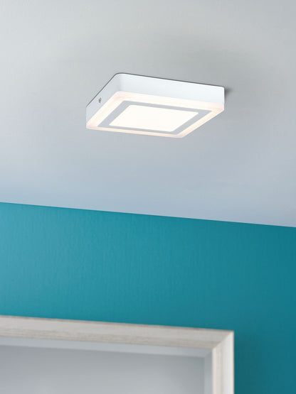 Paulmann WallCeiling Sol LED-Panel 7W 195x195mm Weiß 230V Alu