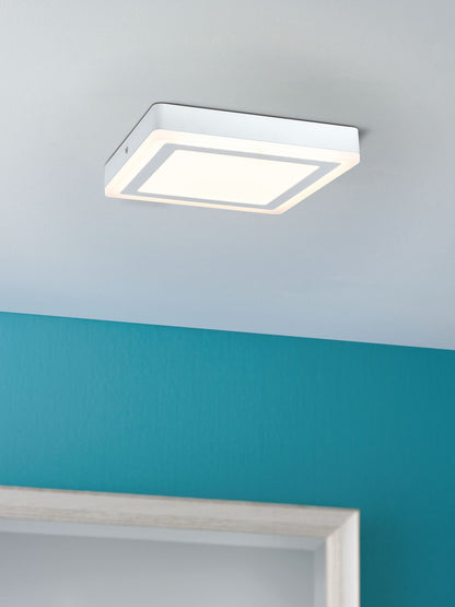 Paulmann WallCeiling Sol LED-Panel 12,2W 245x245mm Weiß 230V Alu