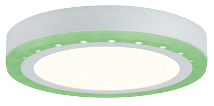Paulmann WallCeiling Sol RGB LED-Panel 9,4W+4,6W 245mm Weiß 230V Alu