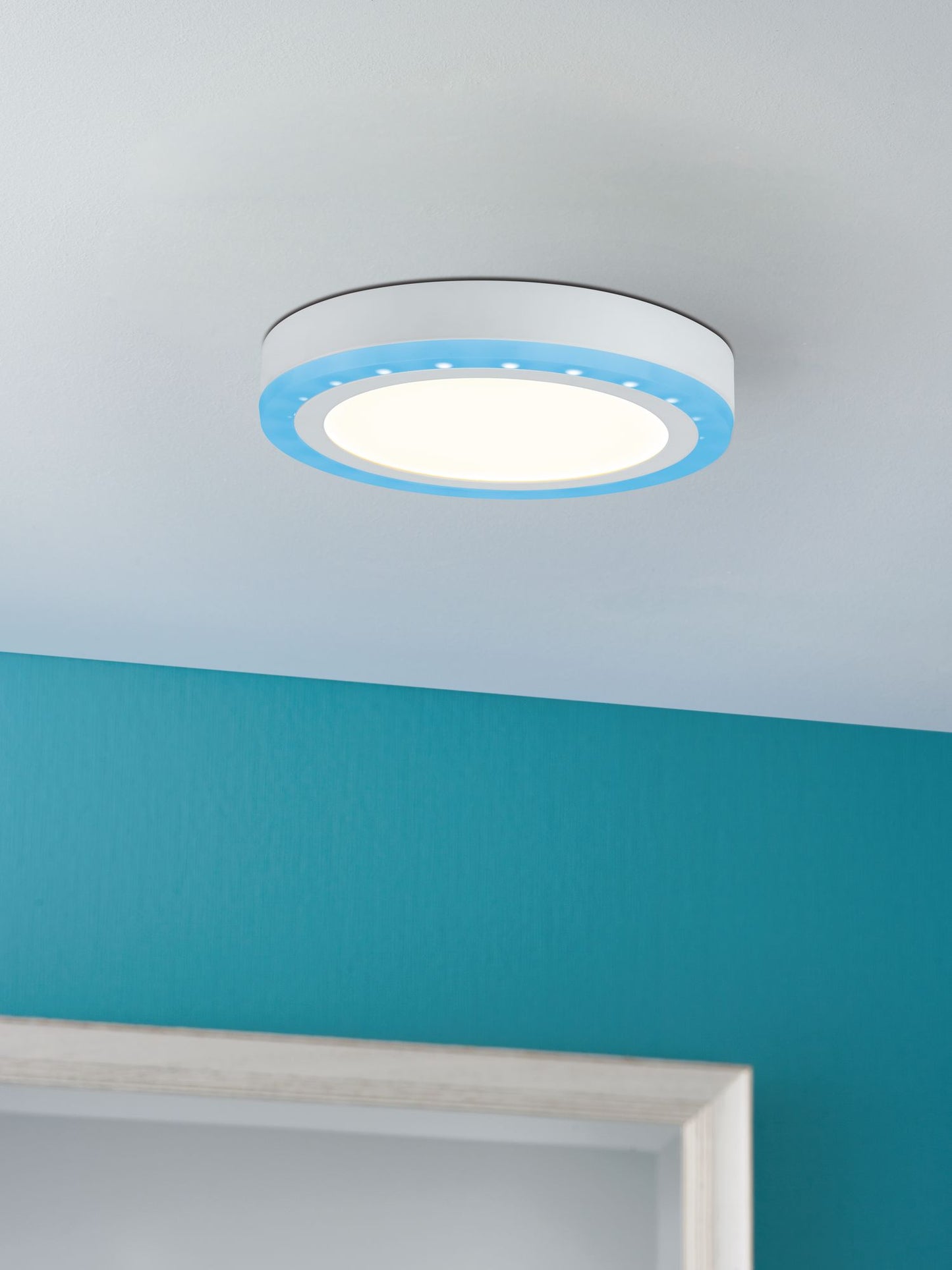 Paulmann WallCeiling Sol RGB LED-Panel 9,4W+4,6W 245mm Weiß 230V Alu