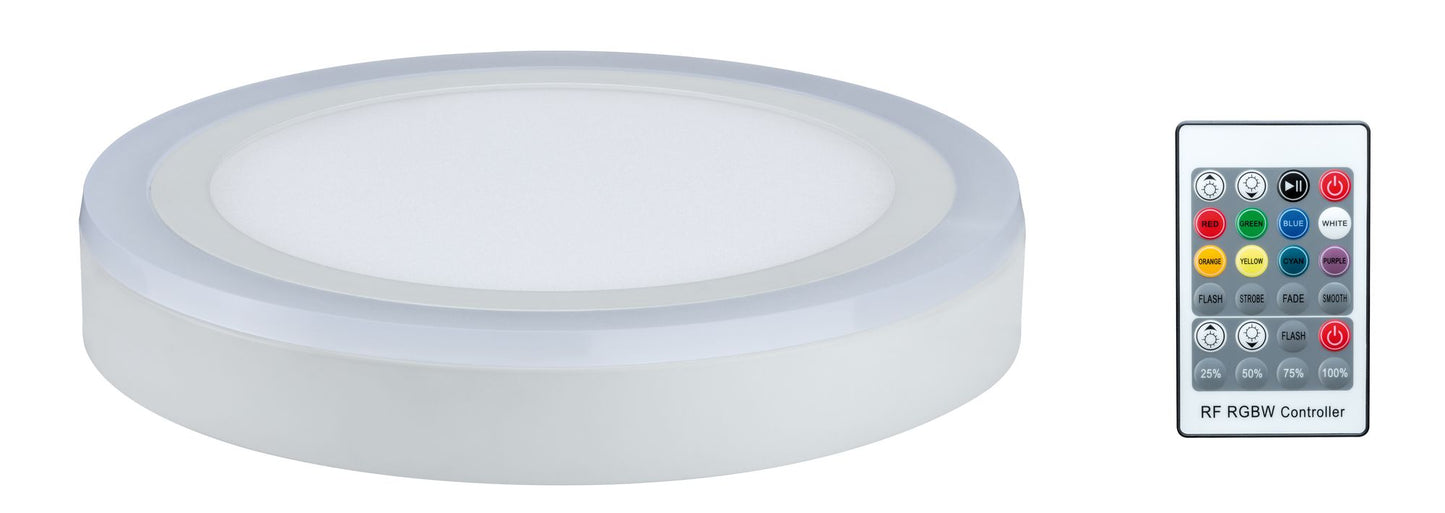 Paulmann WallCeiling Sol RGB LED-Panel 9,4W+4,6W 245mm Weiß 230V Alu